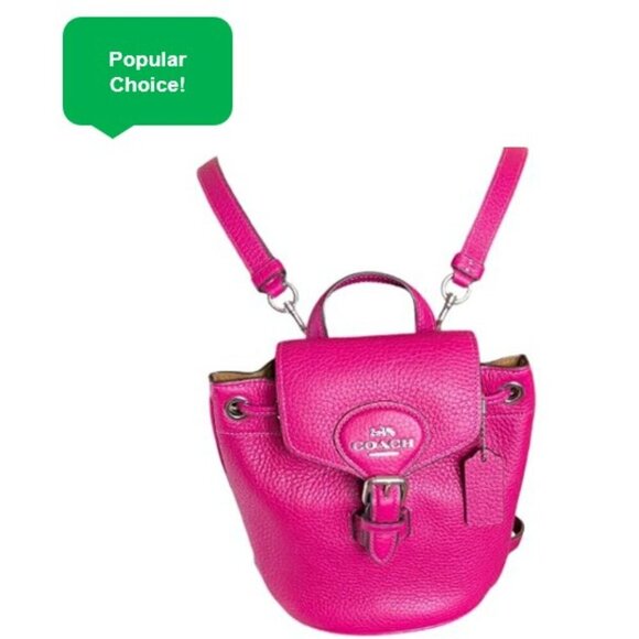 Coach Handbags - Coach Amelia Backpack Fuchsia Convertible Crossbody with COA NWT
